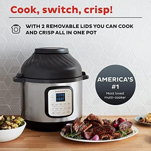 Nồi Áp Suất Đa Năng Kiêm Nồi Nướng INSTANT POT 11IN1 DUO CRISP, Dung Tích 7.5L, Nhập Đức, BH 12 Tháng