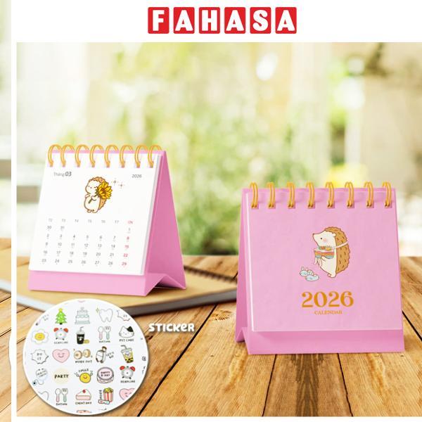 Lịch Bàn Teen Mini 2026 - Size S - Linh Lan - Mẫu 1