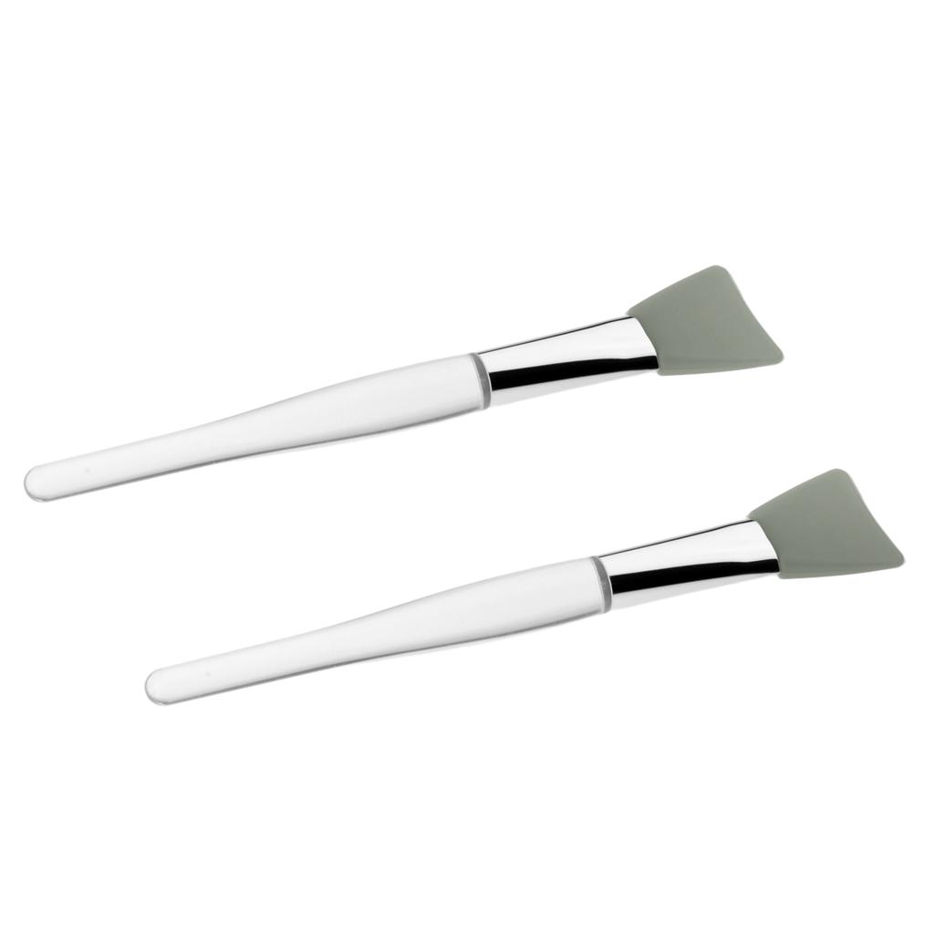 2Pcs/Set Makeup Silicone Brush Facial Mask Mud Mixing Face Skin Care Beauty