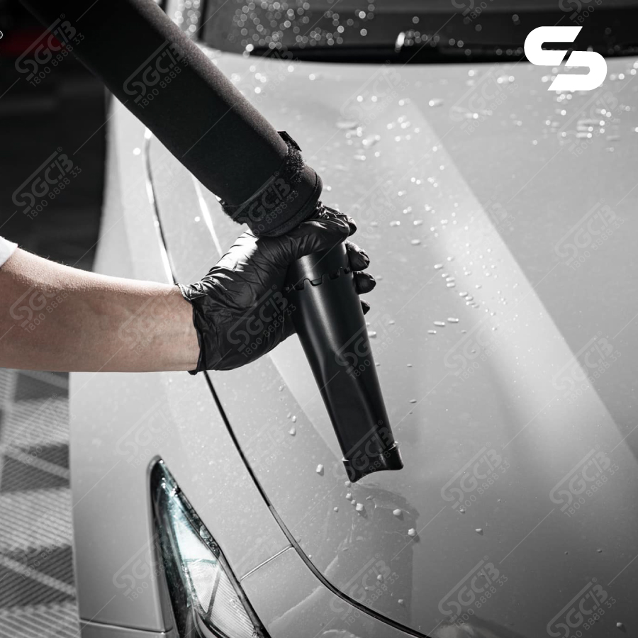 Máy Thổi Khí Nóng SGCB Vệ Sinh Xe Ô Tô và Mô Tô