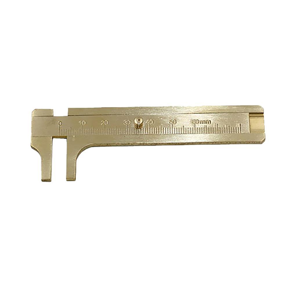 Mua Measurement Tool Pocket Brass Sliding Gauge Vernier 80mm Single Scale