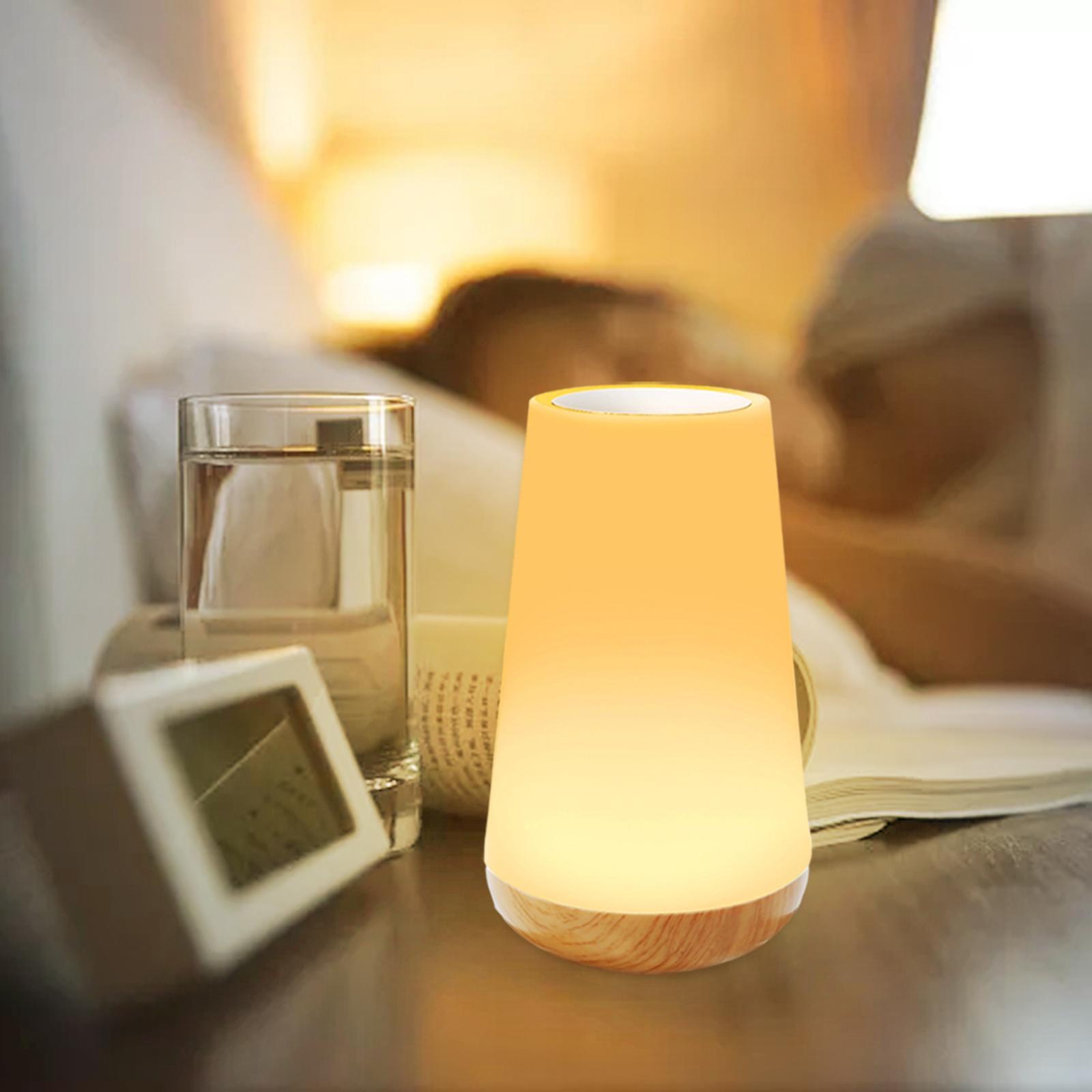 Night Light Remote Baby Bedroom Bedside Desk Tap Lamp