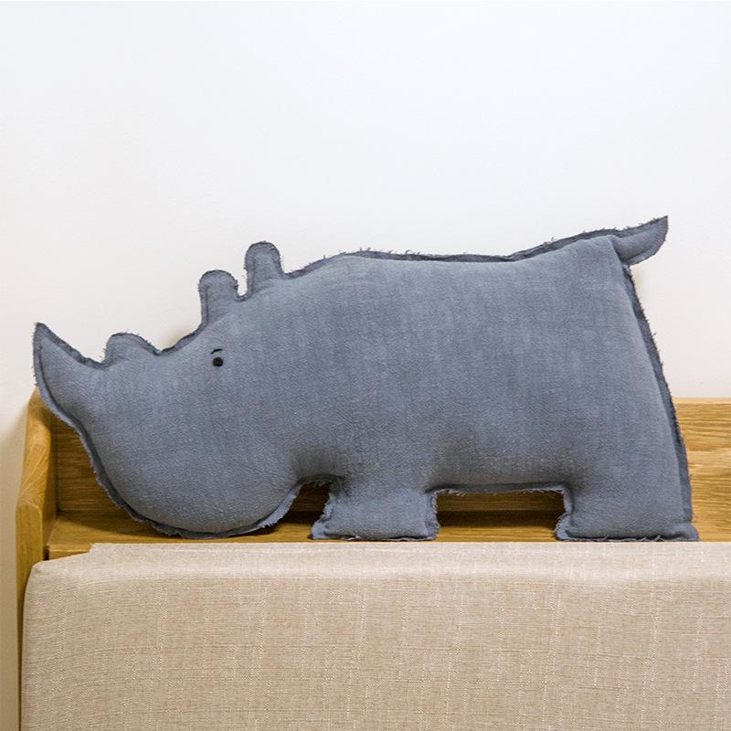 38Cm Tự Nhiên Gai Vải Hươu Cao Cổ Chim Cánh Cụt Giày Lười Con Cú Thỏ Tê Giác Gấu Dễ Thương Sang Trọng Kawaii Đồ Nhồi Gối Đồ Chơi Trẻ Em đồ Chơi