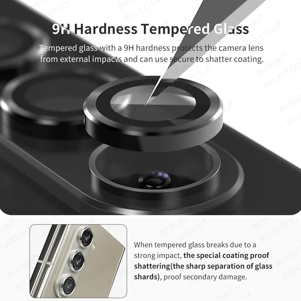 Dán cường lực 9h Camera cho Samsung Galaxy Z Fold 3 (Fold 3), Z Fold 4 (Fold 4), Z Fold 5 (Fold 5), Z Fold 6 (Fold 6), bảo vệ Camera chống vỡ, chống xước cao cấp - Hàng chính hãng