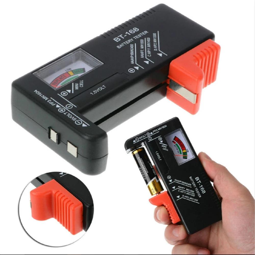 Portable Battery Capacity Indicator Compact Size Lithium Battery Level Tester Battery Voltage Meter Battery Volt Monitor Detector