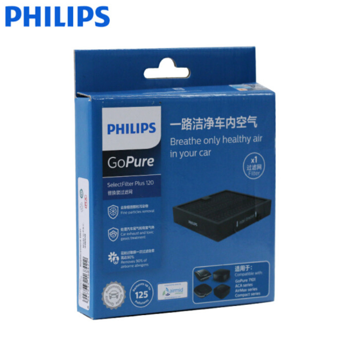 Tấm lọc, màng lọc GSF120 dùng cho máy khử mùi, lọc không khí ô tô, xe hơi Philips GP7101, GP5201, CP100, CP50 và GP3201 - Hàng chính hãng