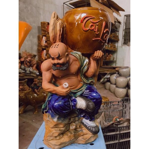 Chậu tượng Lỗ Trí Thâm say size đại