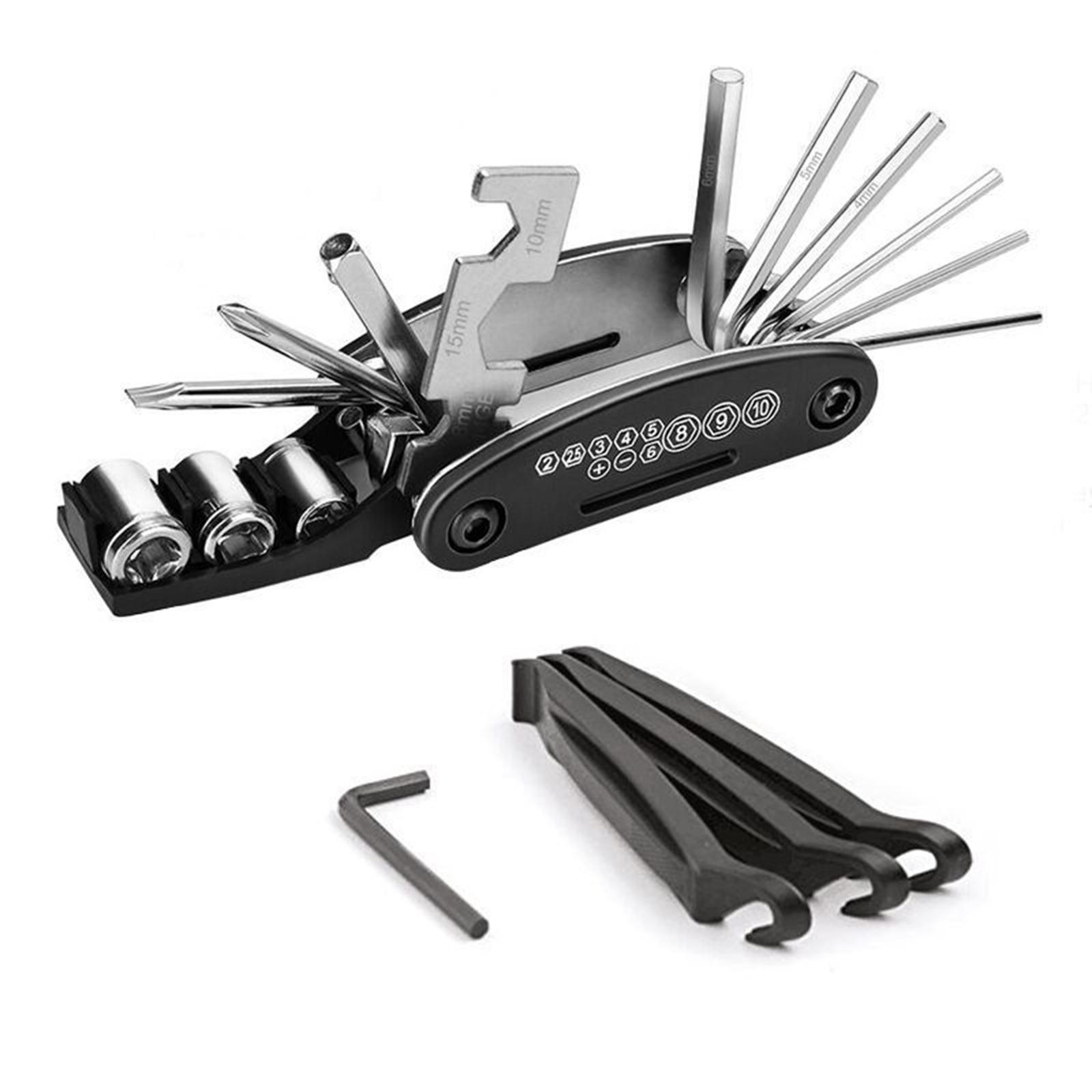 16 in 1 Multi-Function Repair Tool Cycling Mechanic Repair Tool