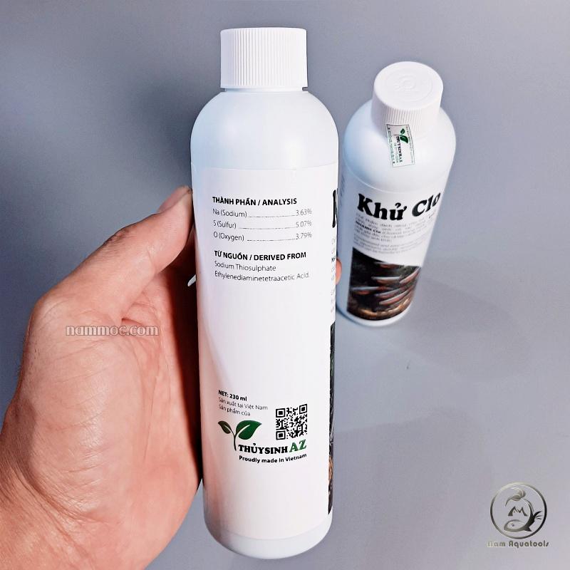 Khử CLO || Dung Dịch KHỬ NHANH CLO Nước Máy - Khử Clo Nước Mới Cho Hồ Cá Cảnh, Thủy Sinh