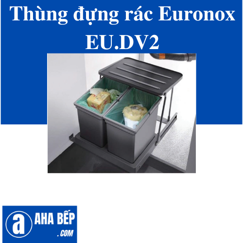 THÙNG ĐỰNG RÁC 1 KHOANG GẮN CÁNH EURONOX EU.DV2. Hàng Chính Hãng