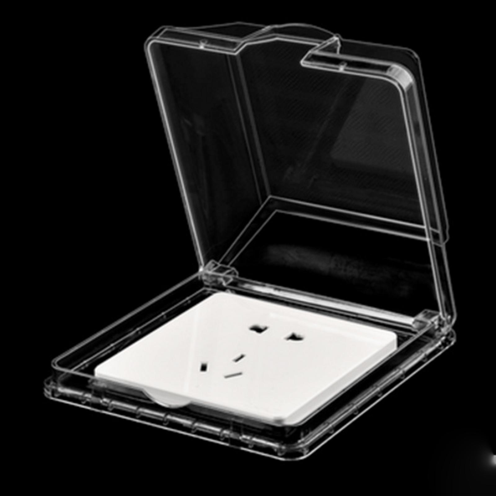 Switch Cover Outlet Cover Boxes Waterproof Universal Protective Cover Switch Box Wall Switch Cover for Living Room Restaurant Indoor Outdoor