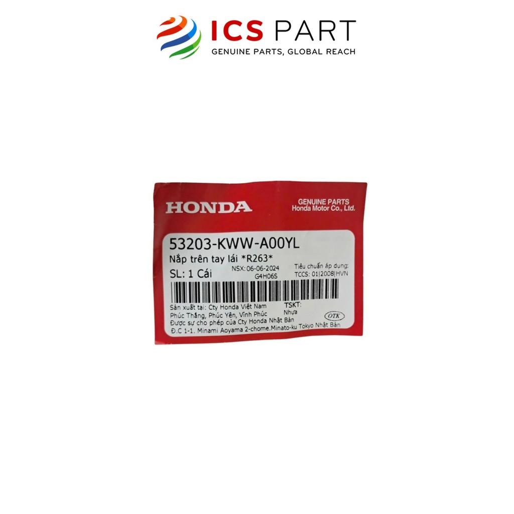 Nắp Trên Bàn Thờ (Trang Trí Nắp Tay Lái) HONDA Rs 110 2010-2013 Đỏ Cờ R263 (53203KWWA00YL)