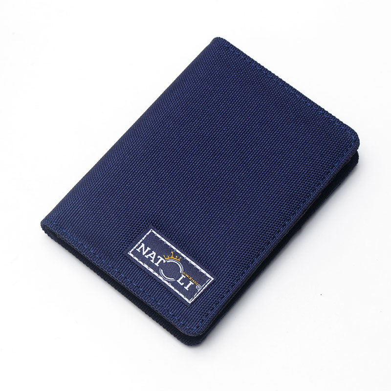 Ví da nam nữ dáng đứng NATOLI gập đôi đựng thẻ cao cấp BST Simple Vertical Wallet V3