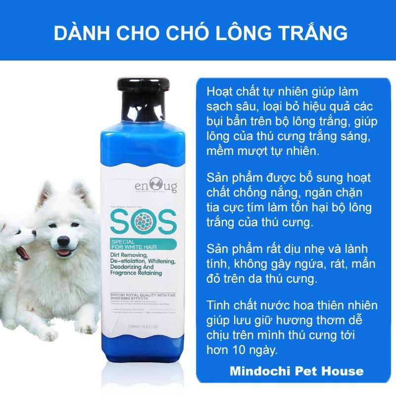 SỮA TẮM DƯỠNG LÔNG & GIỮ MÀU LÔNG CHO CHÓ MÈO - SOS