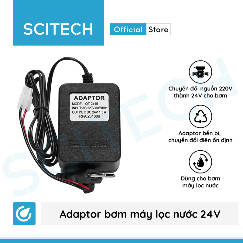 Adaptor bơm 24V/36V dùng trong máy lọc nước - Hàng chính hãng