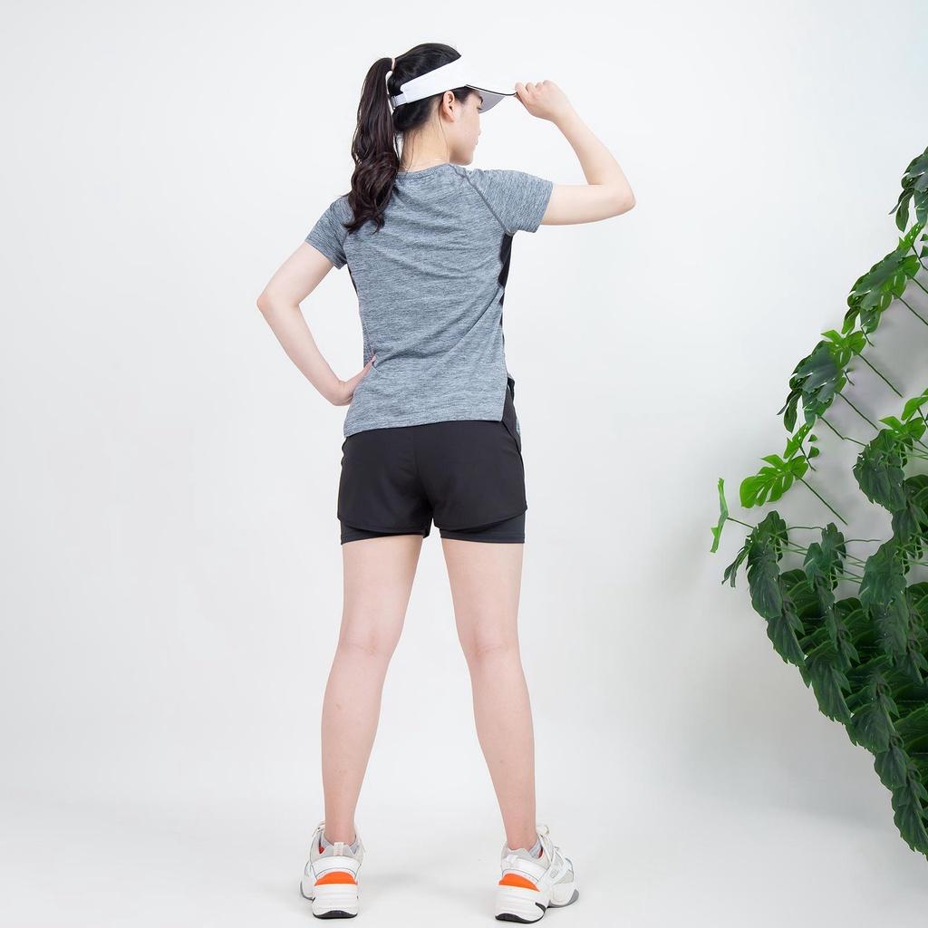 Bộ tập xu hướng hè Boxer Active S005 - Áo thun Glacool T002 cho chạy bộ, tập gym, hoạt động thể thao