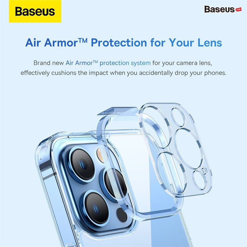 Combo Ốp Lưng &amp; Kính Cường Lực iPhone 14 Series Baseus SuperCeramic Series Glass Case - hàng chính hãng