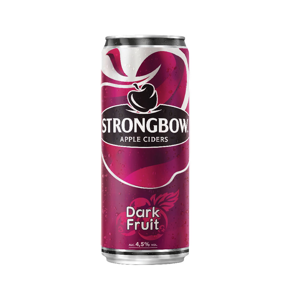 THÙNG 24 LON NƯỚC TÁO LÊN MEN STRONGBOW VỊ DÂU ĐEN 320ML/LON