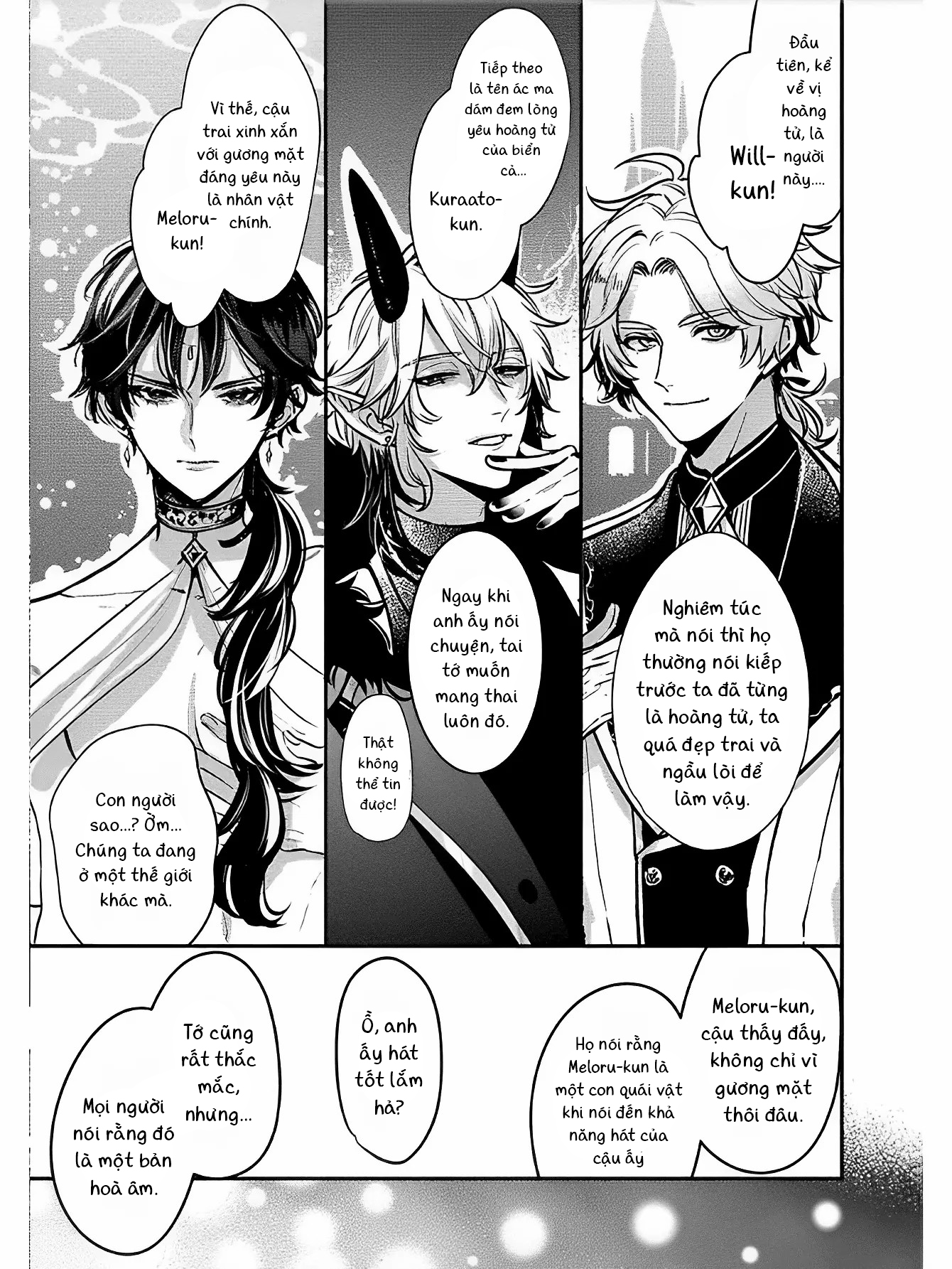 tiên cá, hoàng tử và mendako chapter 1 7