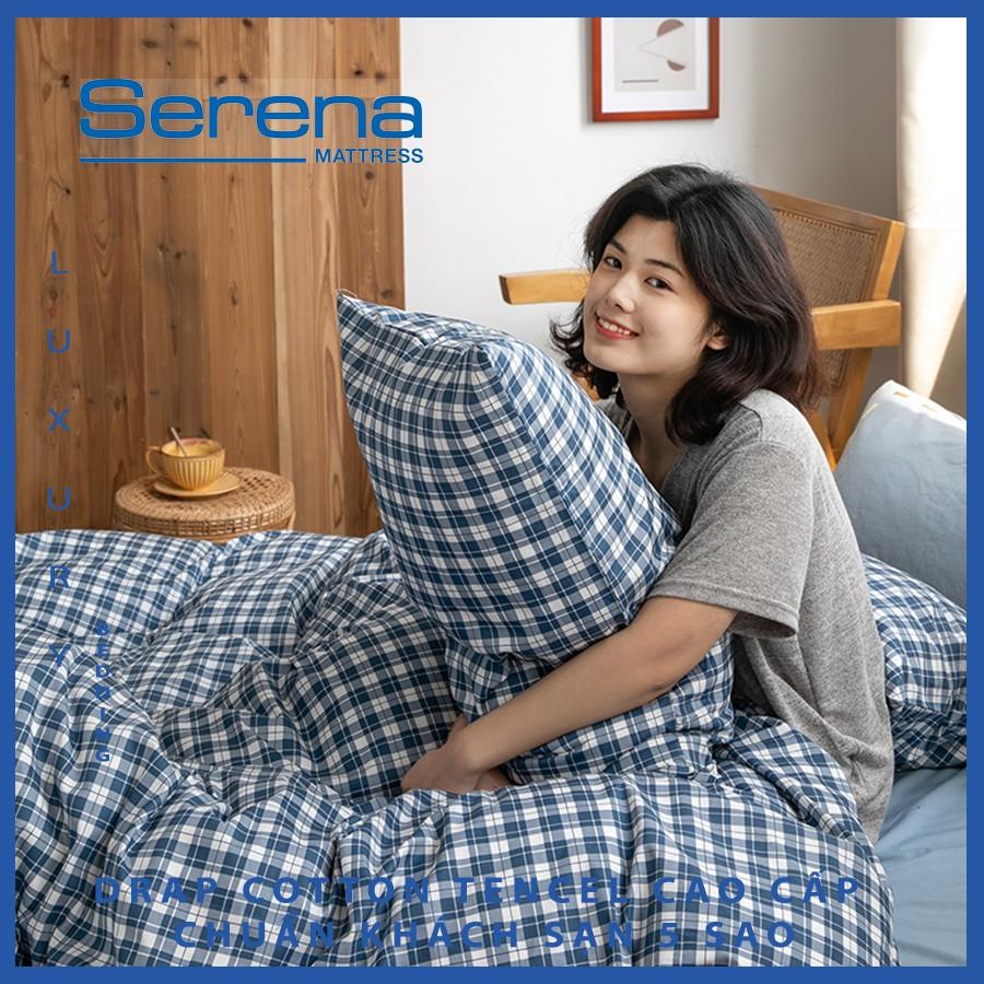 Ga Giường Set Vỏ Chăn Gối Cotton Tencel combo 5 Món Chăn Trần Bông dày Cao Cấp Mùa Đông – Hệ Thống Nệm