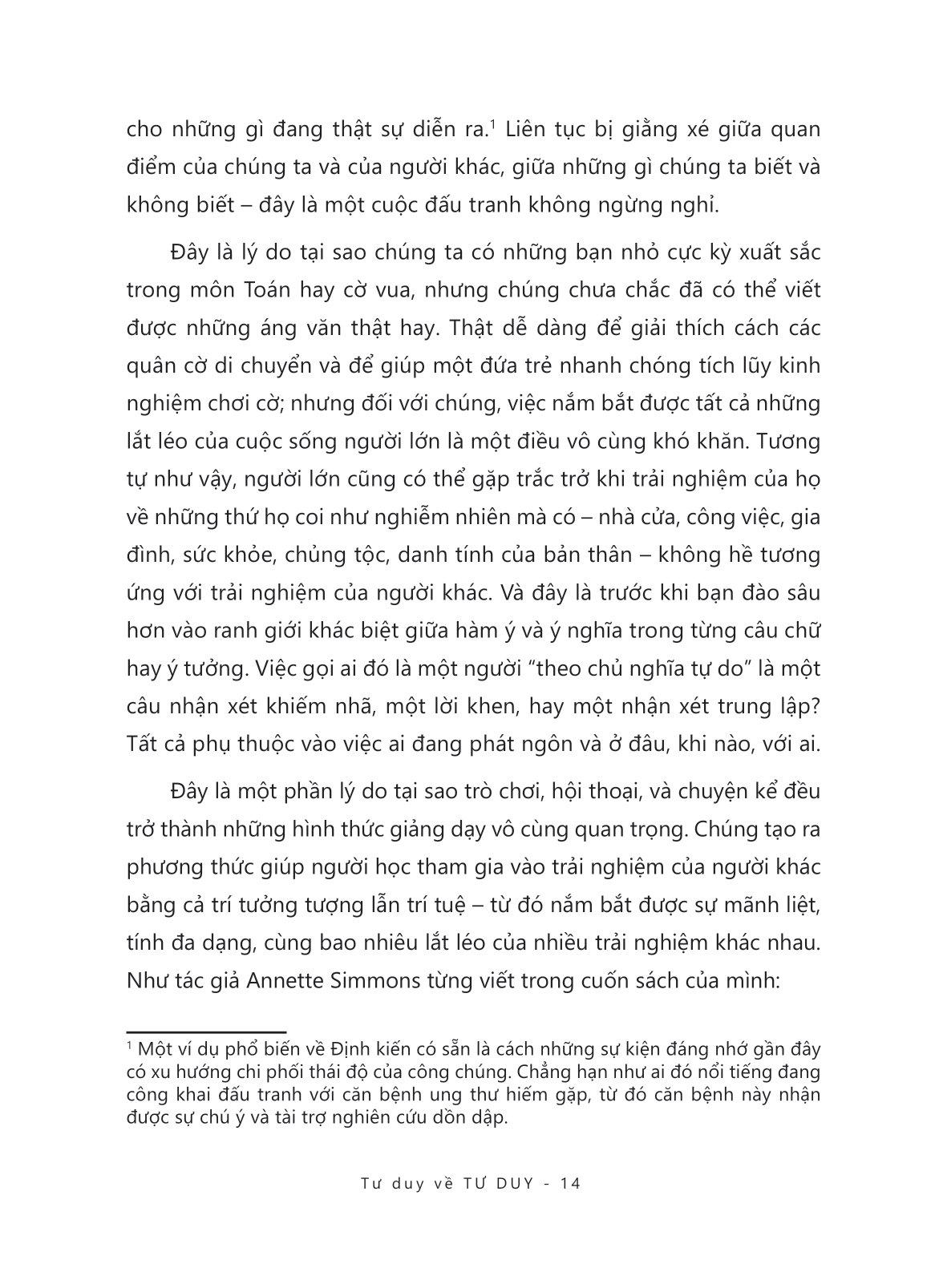 Tư Duy Về Tư Duy