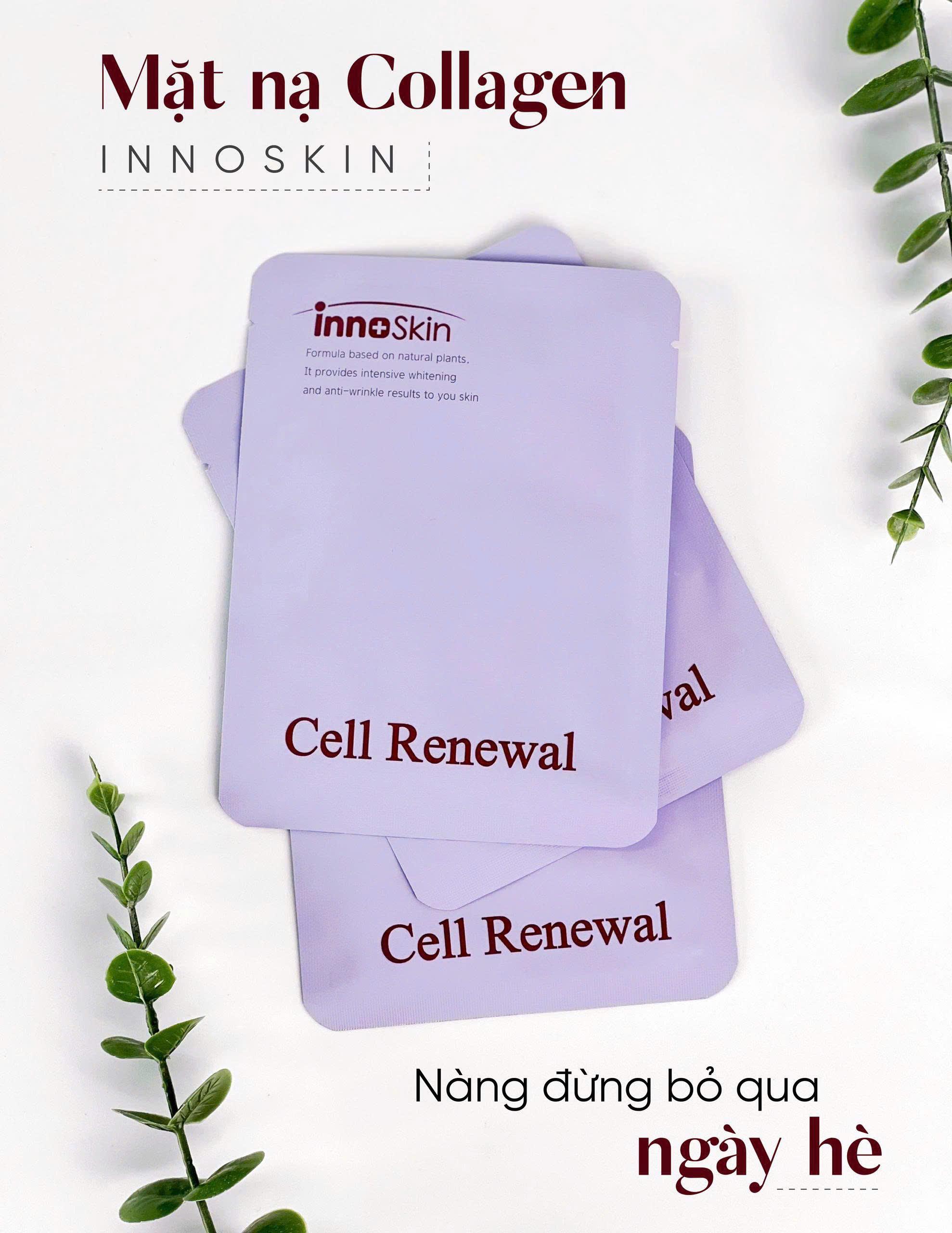 Mặt nạ Innoskin Cell Renewal Collagen Mask (hộp 10 miếng)