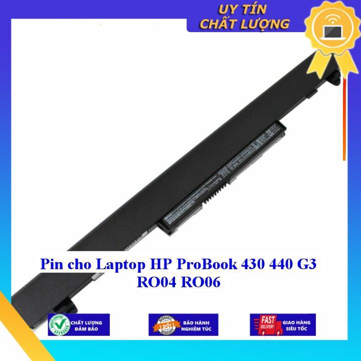 Pin cho Laptop HP ProBook 430 440 G3 RO04 RO06 - Hàng Nhập Khẩu MIBAT261