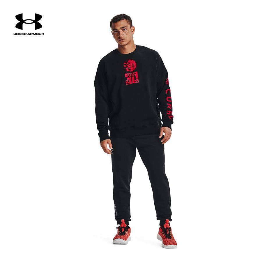 Áo thun tay dài thể thao nam Under Armour CURRY ELMO 30 CREW - 1369621-001