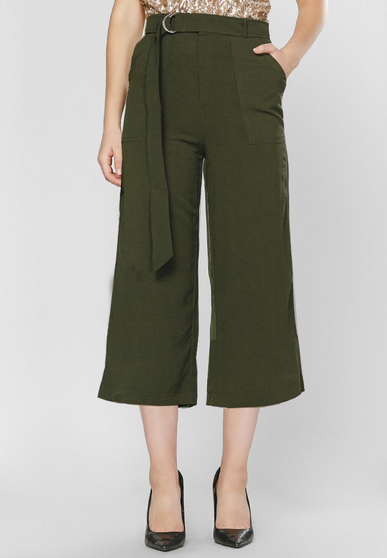 Quần Culottes Kèm Dây Lưng