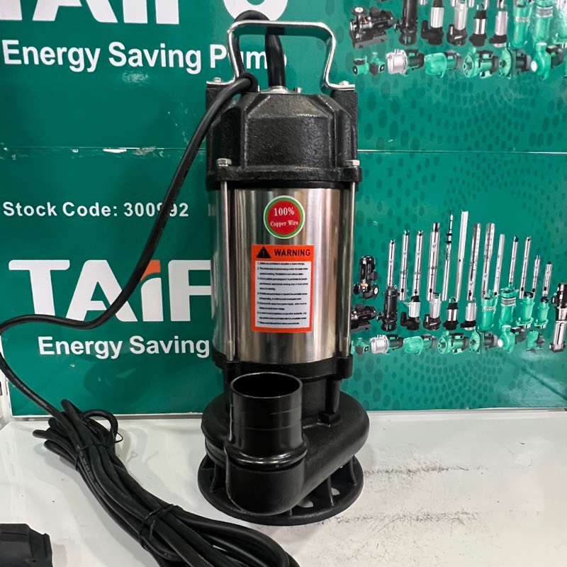 Máy bơm chìm nước thải cắt rác 1.1Kw Thân inox 304 Wini W.V1100D - Bảo hành 1 năm