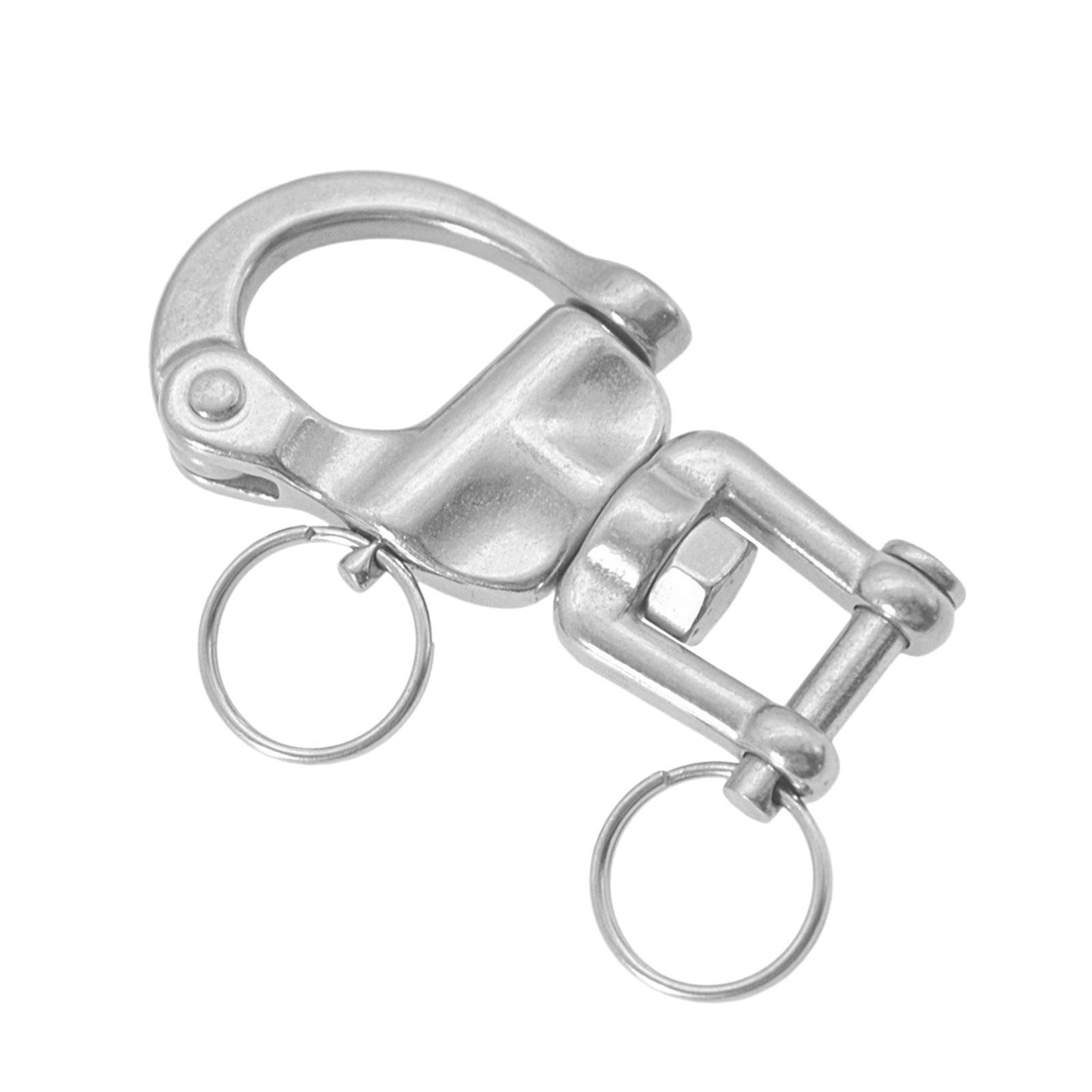 Swivel Eye Snap Shackles Boat Stainless Steel Locking Rigging Spinnaker