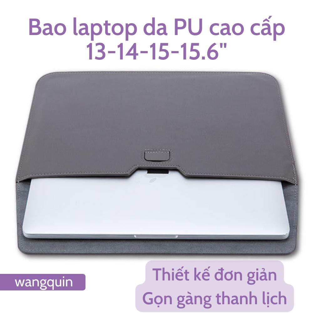 Túi đựng bảo vệ tích hợp giá đỡ cho MacPro Asus Acer 11.6&quot; / 13.3&quot; / 14&quot; / 14.6&quot; Da PU cao cấp nhiều màu Bao Laptop