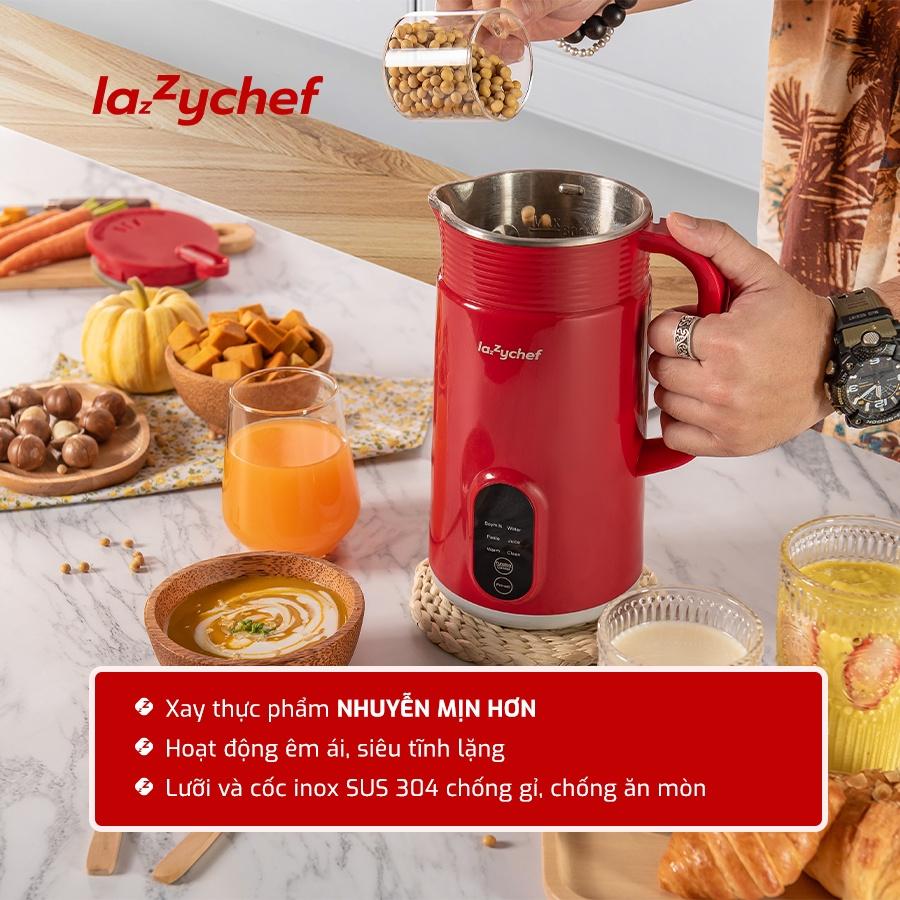 Máy Xay Ăn Dặm Cho Bé LazyChef 800ml- Làm Cháo Bí Đỏ, Chưng Yến, Làm Sữa Hạt Công Nghệ Đức