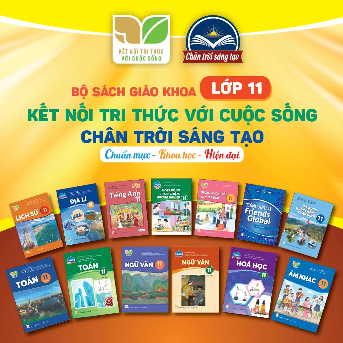 Bộ Sách giáo khoa Lớp 11- 2025- Tổng hợp tự chọn (Kèm bìa nilong bao sách)