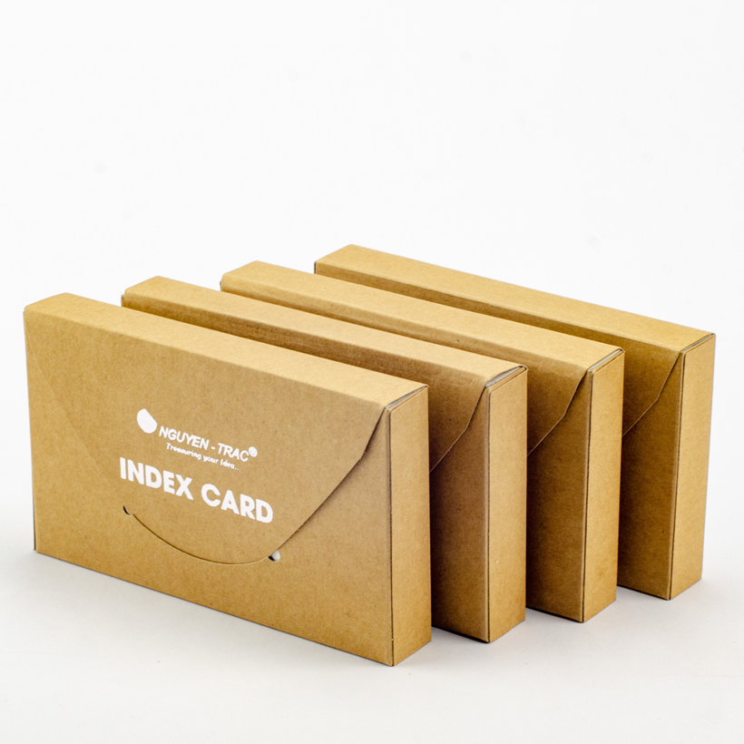 Bộ 4 hộp Index card Nguyễn Trắc 75 x 125mm/90 tờ -  IC712