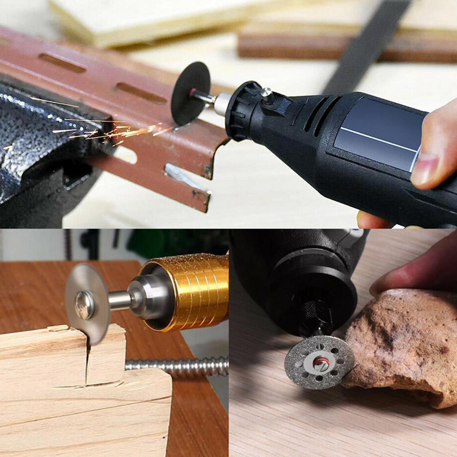 Diamond Cutting Wheel And HSS Saw Blade Cutting Stones Glass Woodworking
