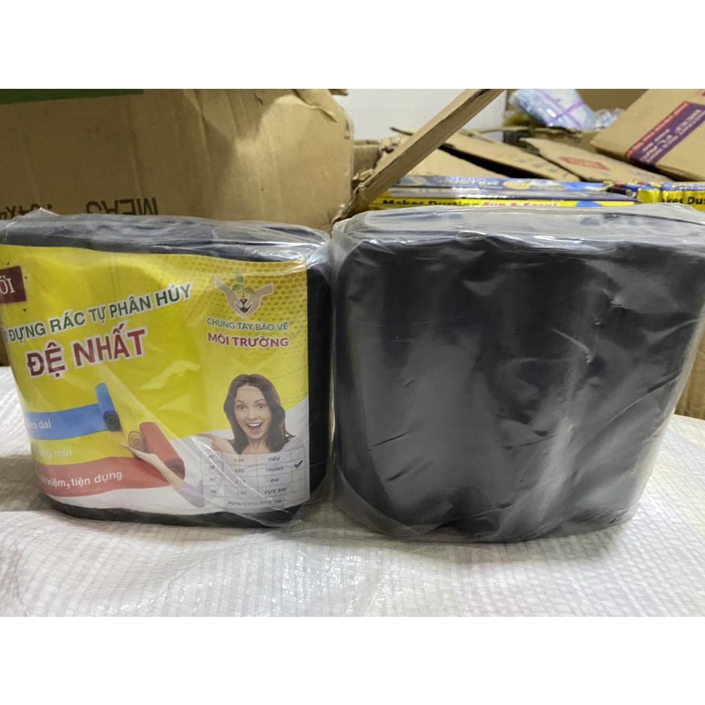 1KG Túi Đựng Rác Đen - Túi Rác Màu ĐỦ SIZE ĐẠI - TRUNG - TIỂU Thân Thiện Với Môi Trường