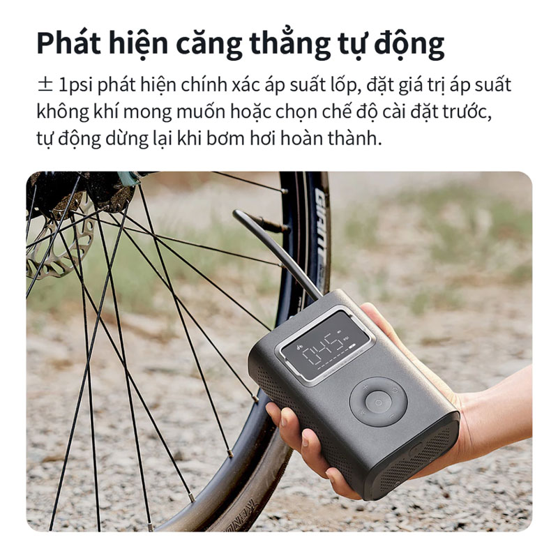 Máy bơm hơi Xiaomi Mijia Gen 2 Pro Bicycle Pump MJCQB07QW - Hàng nhập khẩu