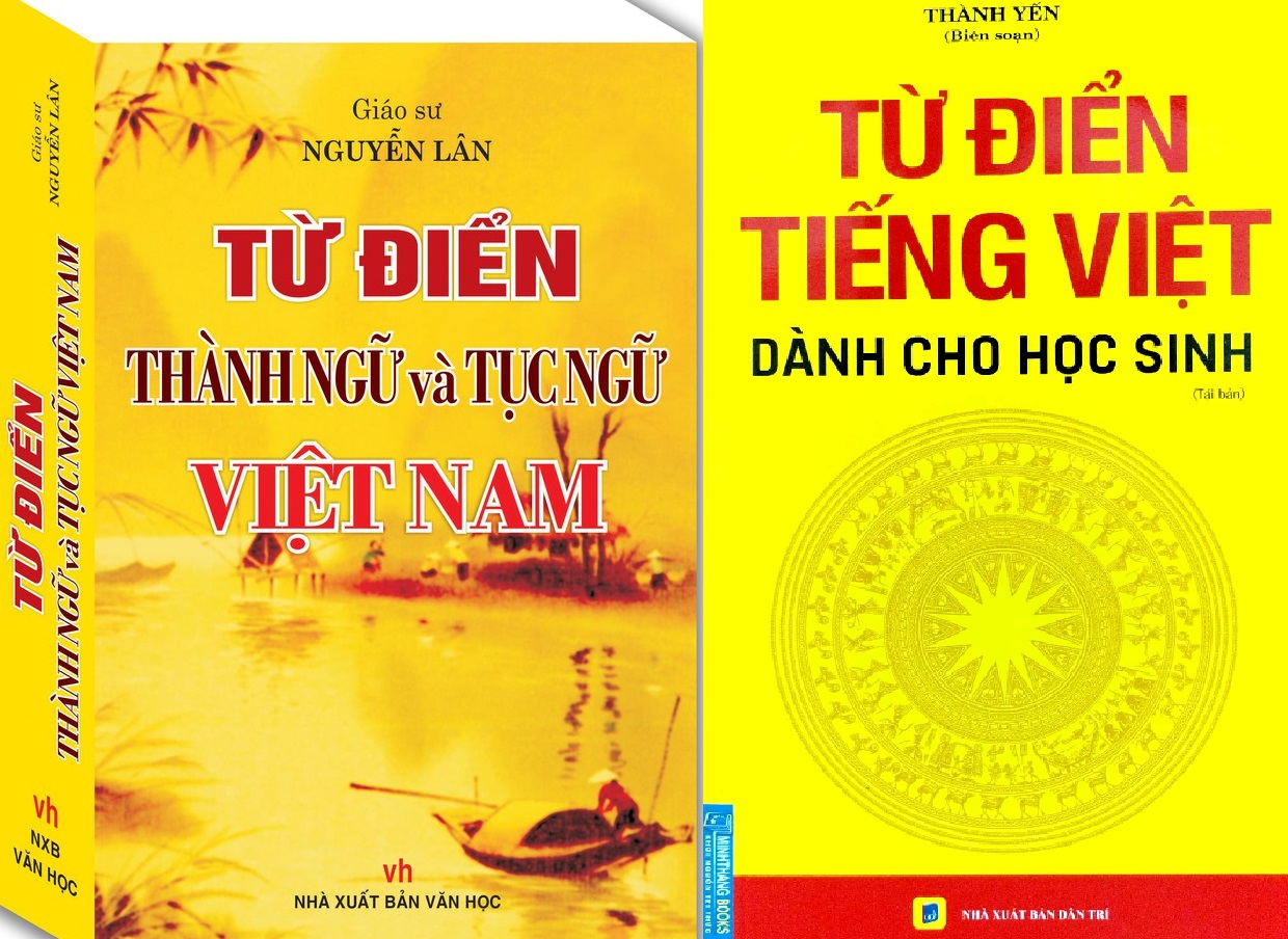 Combo Từ Điển Thành Ngữ Tục Ngữ Gs Nguyễn Lân Từ Điển Tiếng Việt Dành Cho Học Sinh