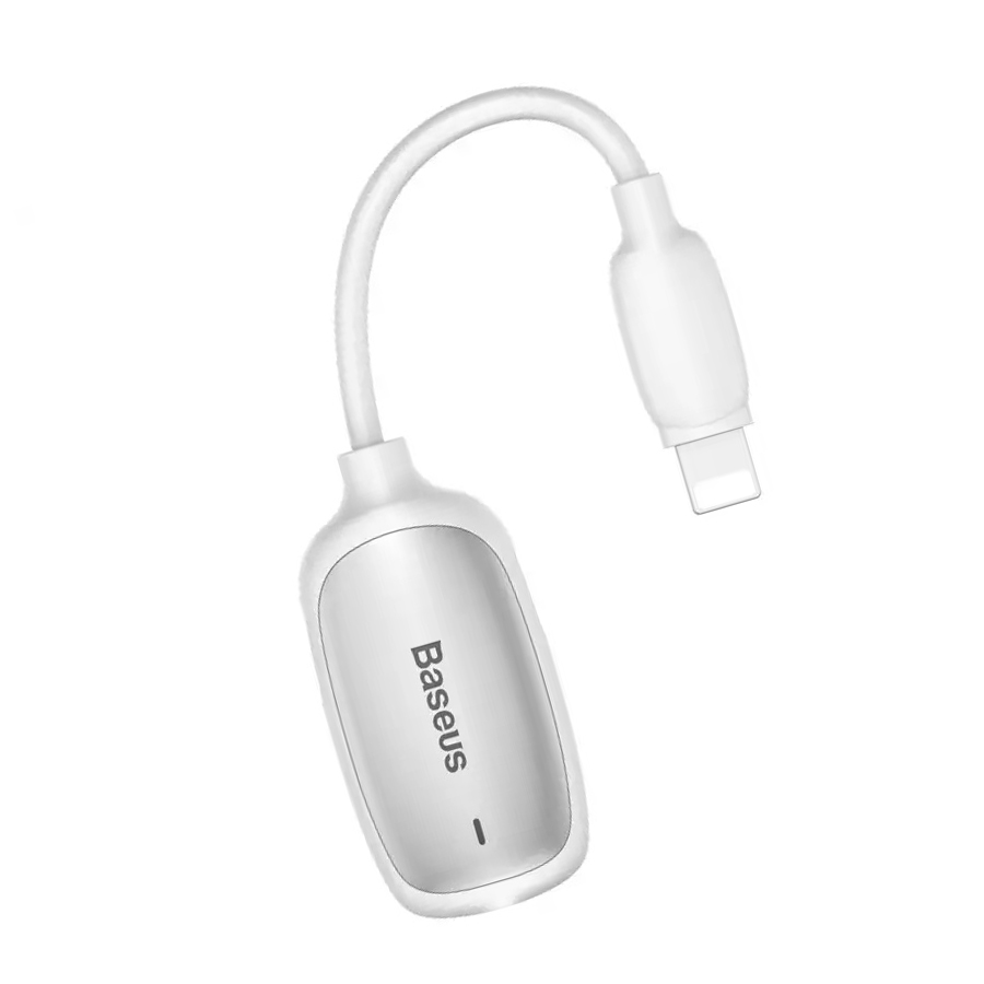 Bộ chuyển cổng Lightning sang Audio AUX 3.5mm + Dual Lightning - Jack Baseus L51 cho iPhone/ iPad - Hàng Chính Hãng