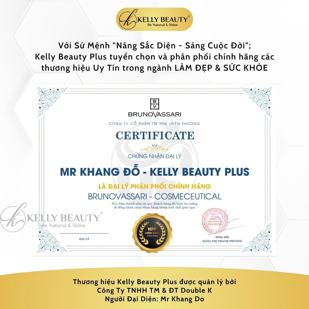 Kem Dưỡng Ẩm và Bảo Vệ Da Bruno Vassari HA50X Hyaluronic Cream Pollution Neutralizer | Kelly Beauty