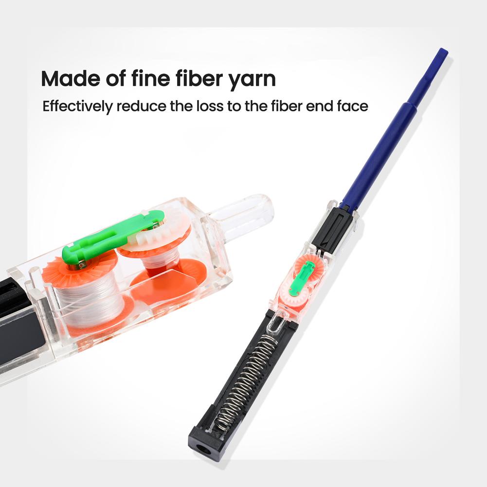 Portable One-Click Optical Fiber Cleaner Optical Fiber Cleaning Pen Professional Fiber Optic Connector Cleaner