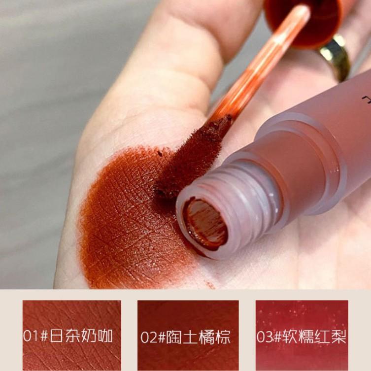 Son kem lì Herorange Velvet Lip Glaze Air Matte 2.2g