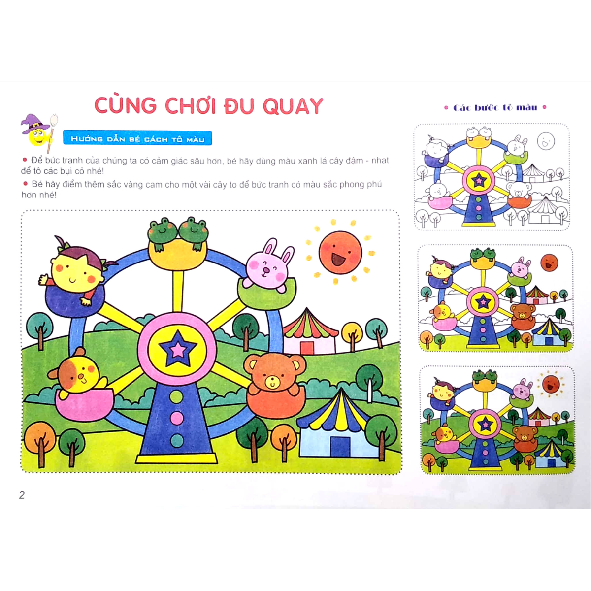 Màu Tím - Bé Tập Tô Màu