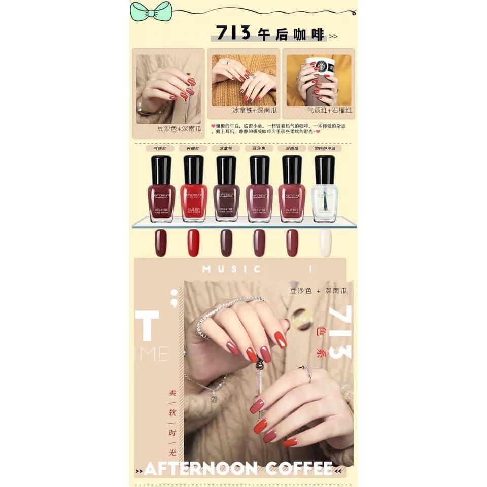 Set 6 lọ sơn móng tay