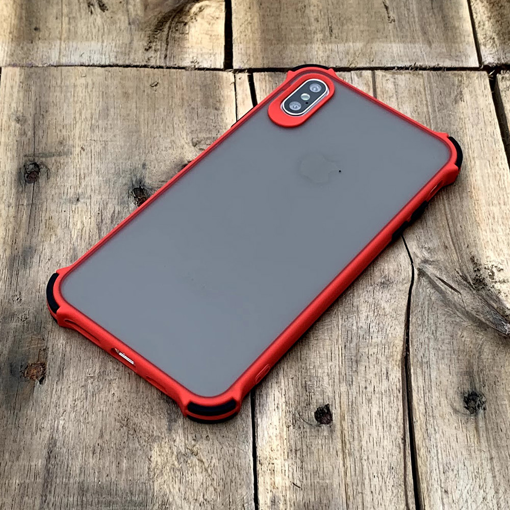 Ốp lưng chống sốc toàn phần dành cho iPhone X / XS - Màu đỏ
