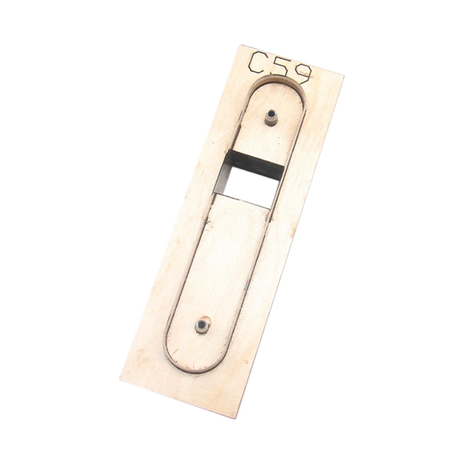 Wood Leather Cutting Die Leather Cutter Steel DIY Earphone Data Cable Organizer Leather Crafts Template Cutting Dies Supplies DIY Gift