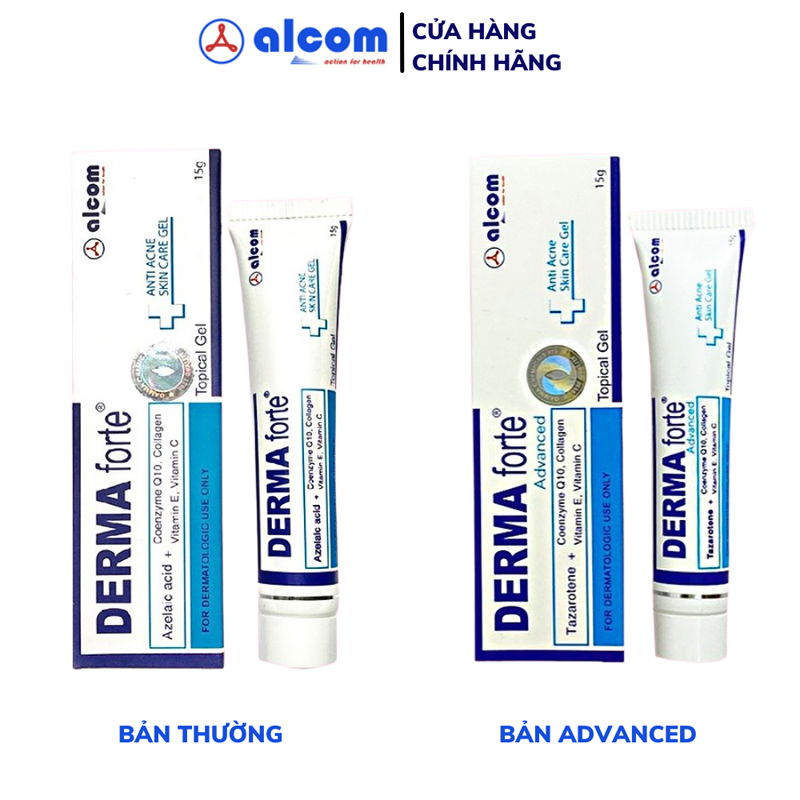 Gel Hỗ Trợ Giảm Mụn, Giảm Thâm Derma Forte Advanced Topical Gel