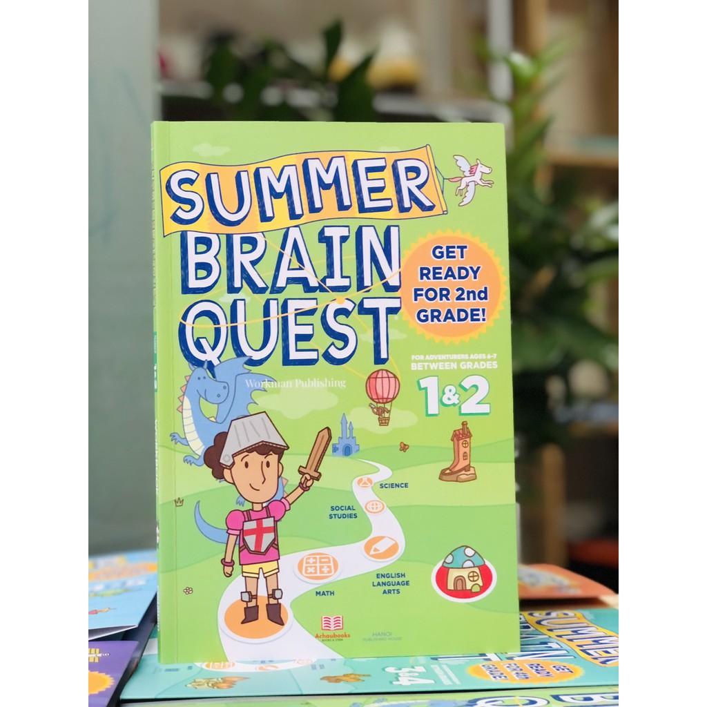 Sách summer brain quest grade 1 &amp; 2 ( 6 - 7 tuổi )