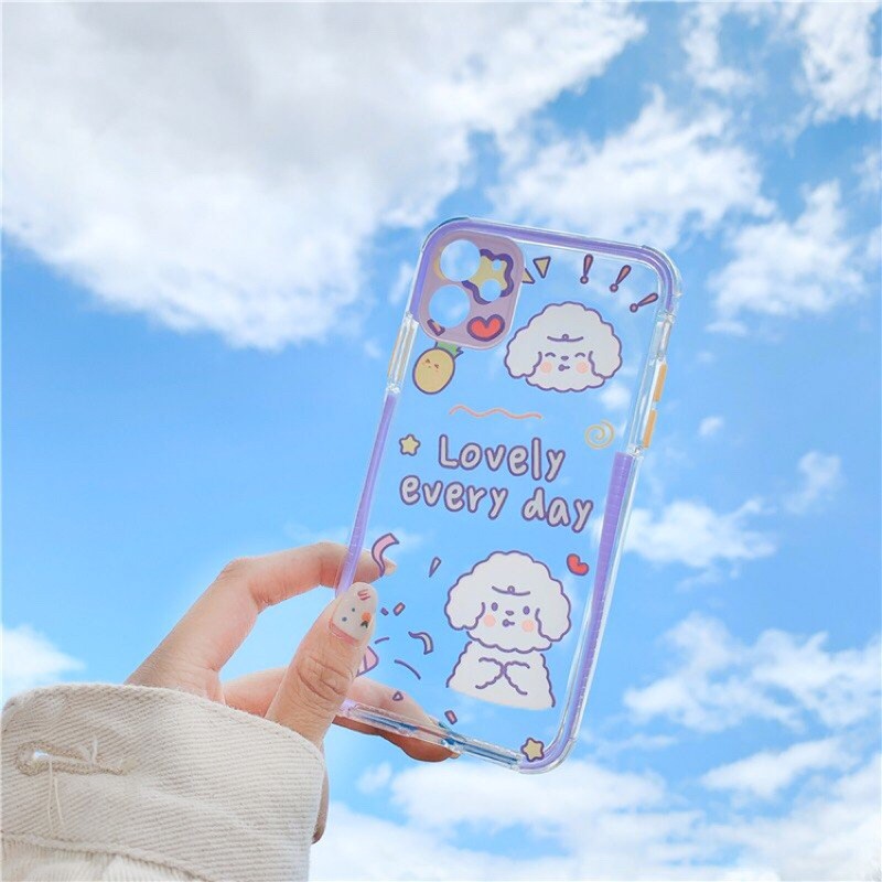 Ốp Lưng iPhone Viền Chống Trượt Lovely Everyday Dành Cho iPhone 6 / 6 Plus / 7 / 7 Plus / 8 / 8 Plus / X / Xs / Xs Max / 11 / 11 Pro / 11 Pro Max / 12 / 12 Pro / 12 Pro Max